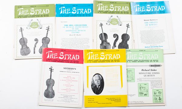 The Strad magazines - nine from 1968 and seven from 1969