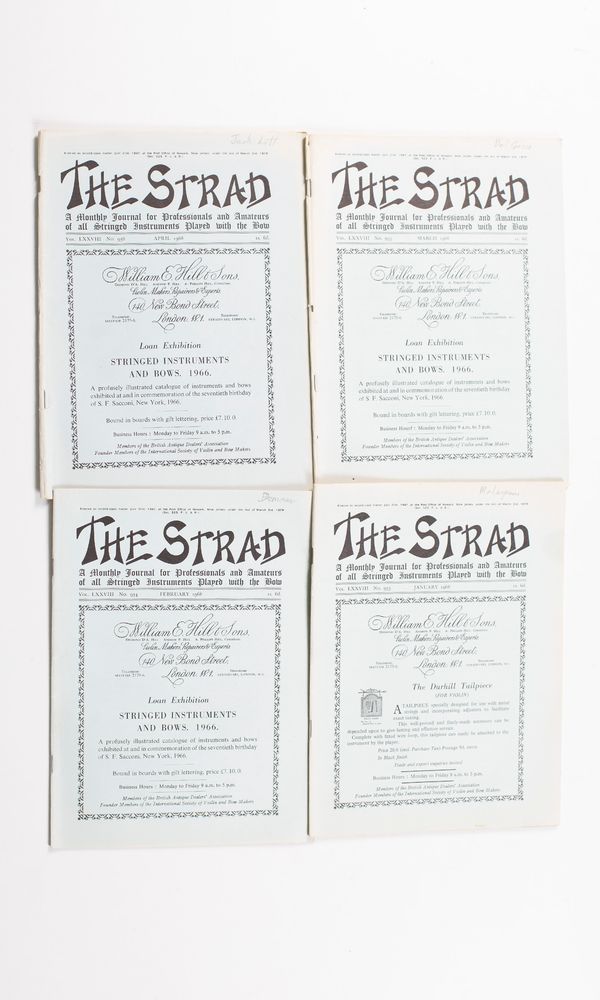 The Strad magazines - ten from 1967 and four  from 1968