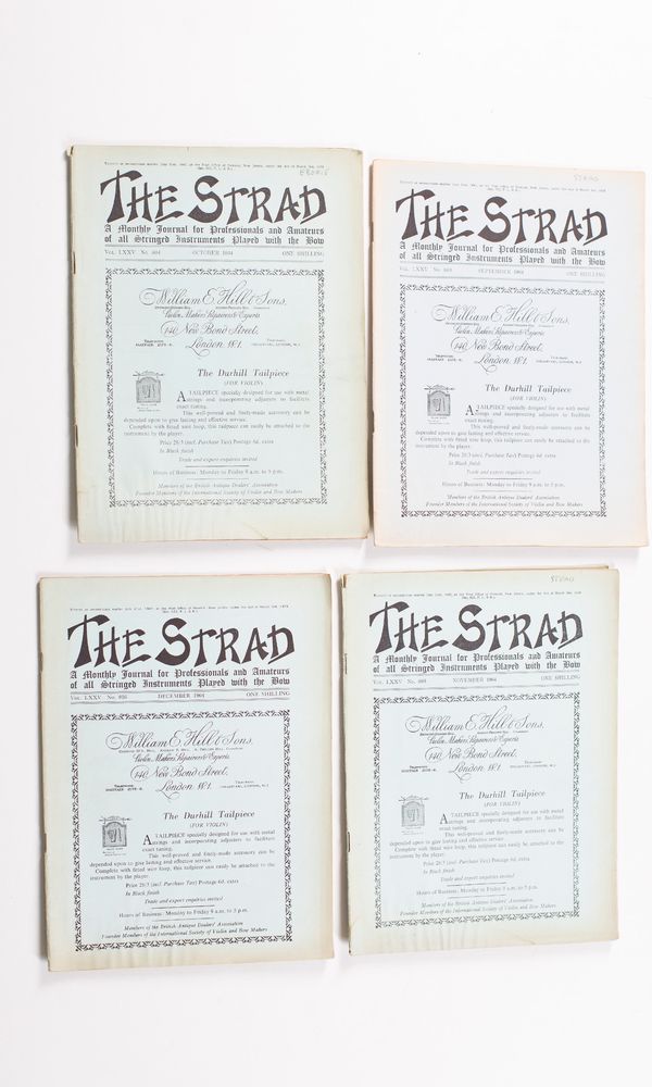 The Strad magazines - twelve from 1963 and twelve from 1964