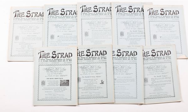 The Strad magazines - twelve from 1956 and twelve from 1957