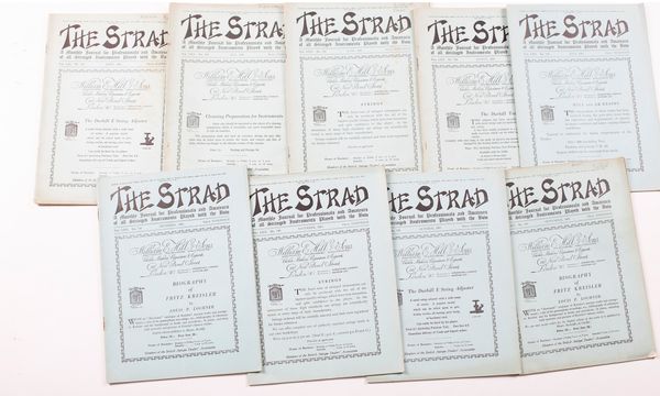 The Strad magazines - twelve from 1950 and twelve from 1951