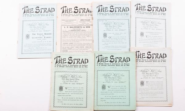 The Strad magazines - fifteen from 1942 and seventeen from 1943