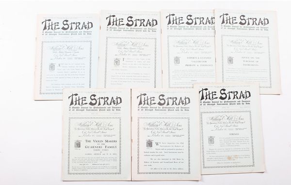 The Strad magazines - four from 1939, seven 1940 and nine from 1941