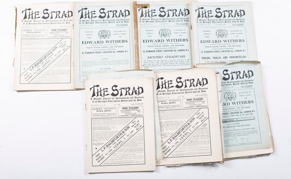 The Strad magazines - three from 1936, eight 1937 and one from 1938