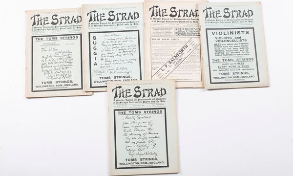 The Strad magazines - two from 1932, five 1933 and two from 1935