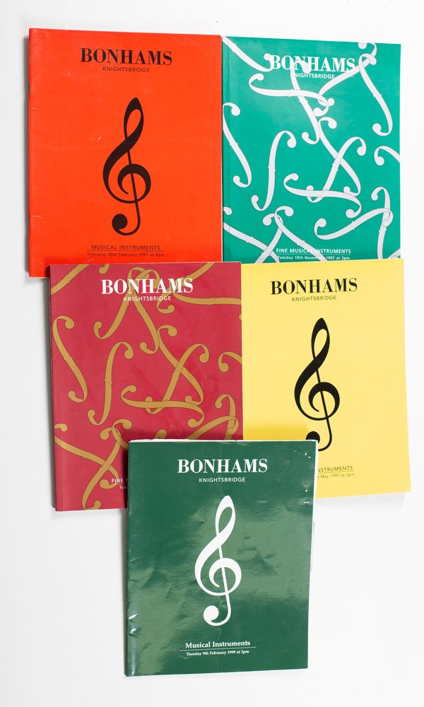 Fourteen Bonhams catalogues ranging from 1990 to 1999