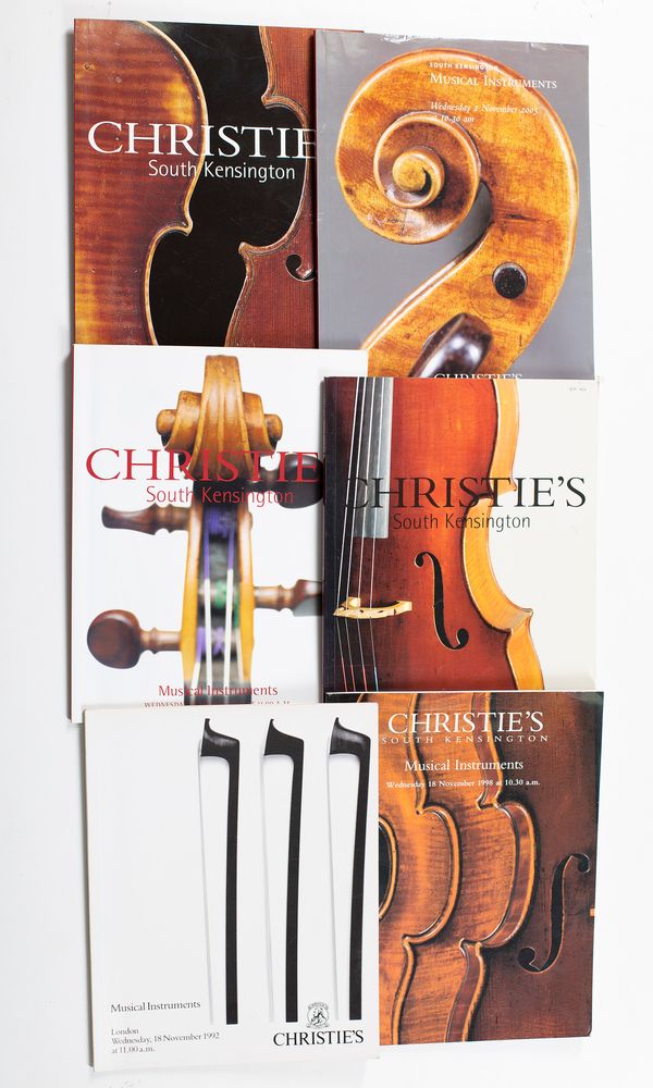 Fifty-three Christie's catalogues ranging from 1984 to 2005