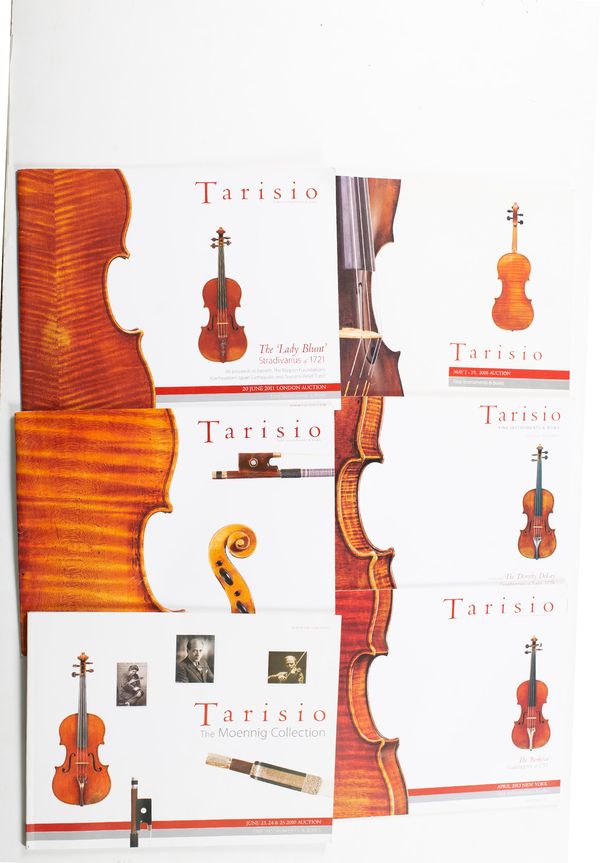 Sixteen Tarisio catalogues ranging from 2002 to 2014