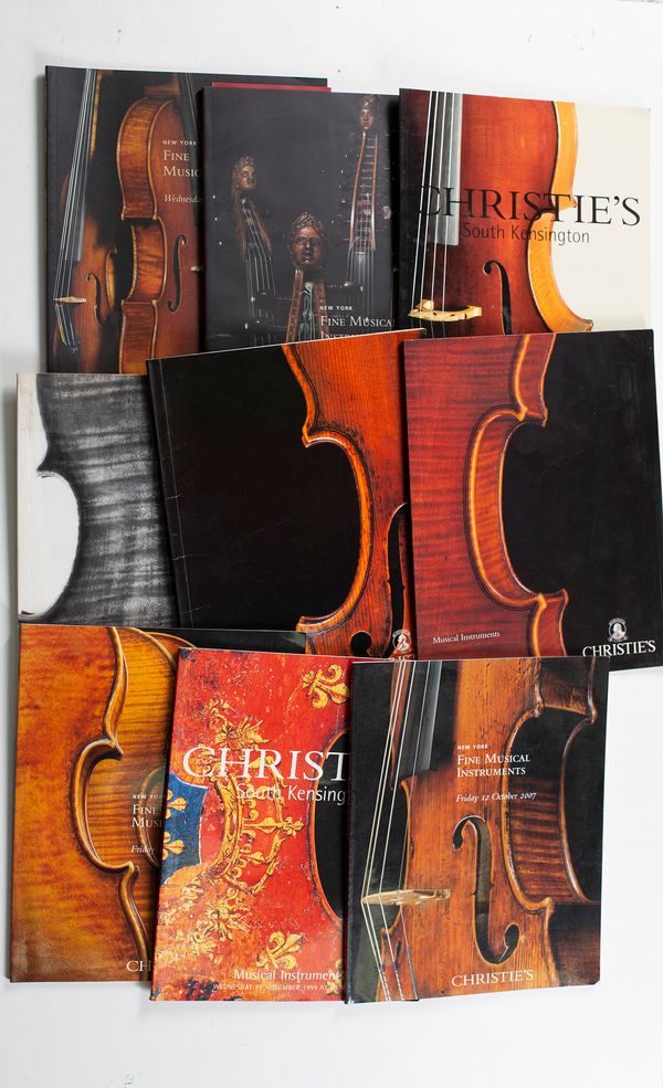 Fifty Christie's catalogues ranging from 1988 to 2011