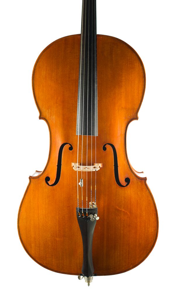 A five-string cello, Workshop of Ian Highfield, Birmingham, 1981