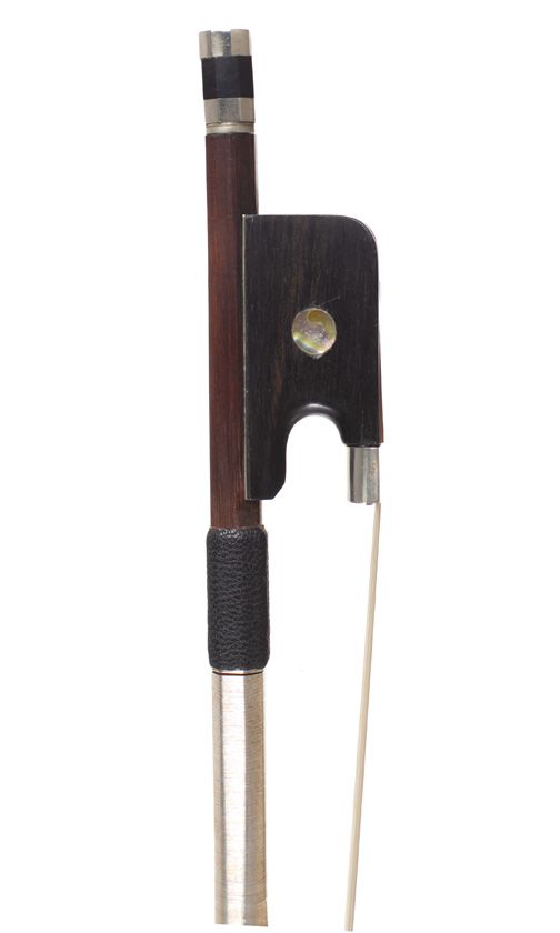 A nickel-mounted cello bow