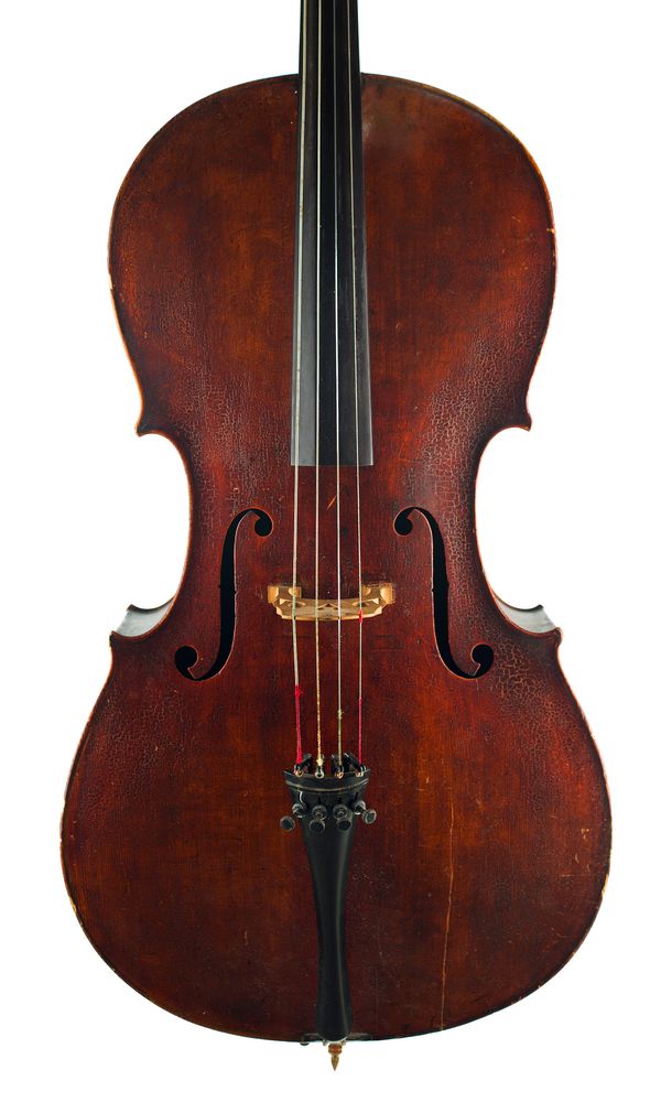 A cello, Mittenwald, circa 1850