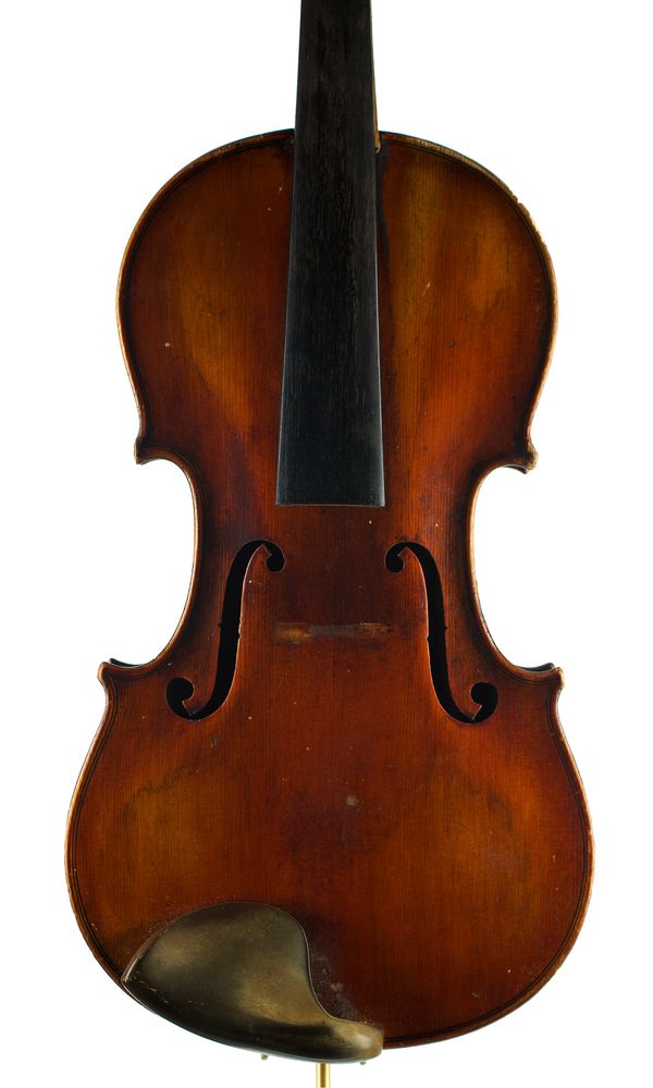 A violin, labelled Sarasate Artiste d'apres...