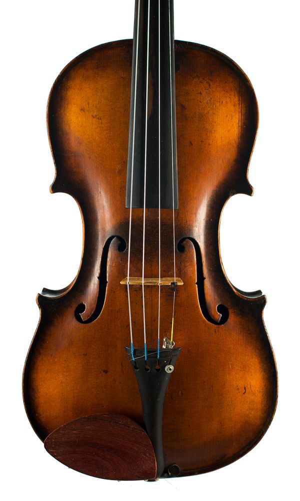 A violin, indistinctly labelled