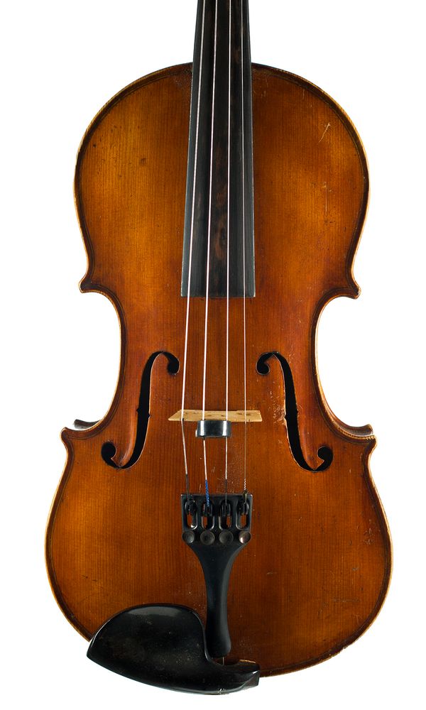 A violin, labelled Antonius Straduarius Cremonensis