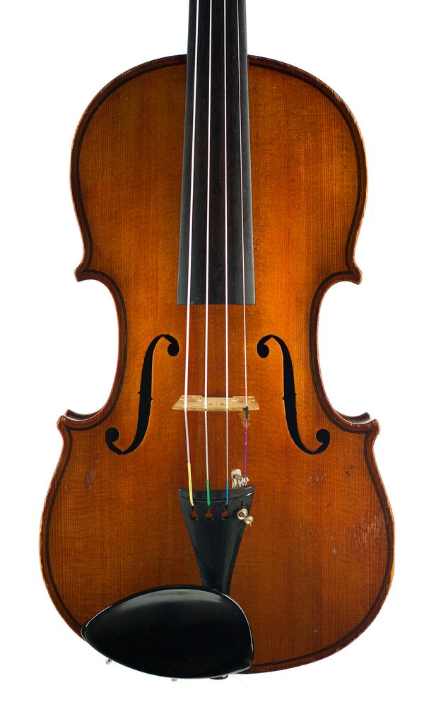A violin, labelled El Tesoro