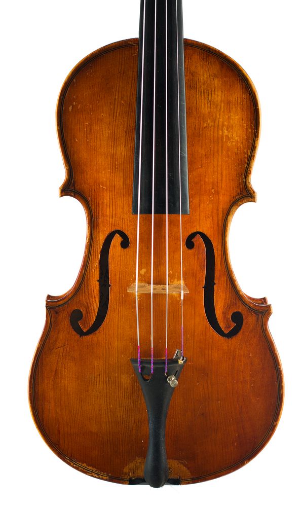A violin, Labelled S. H. Dodd