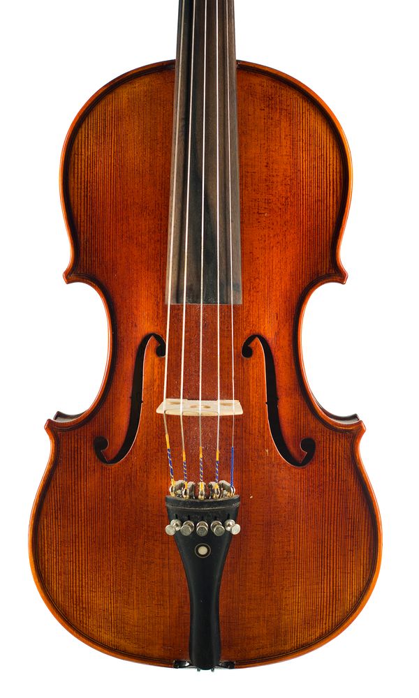 A violin, labelled Yita Music Violins