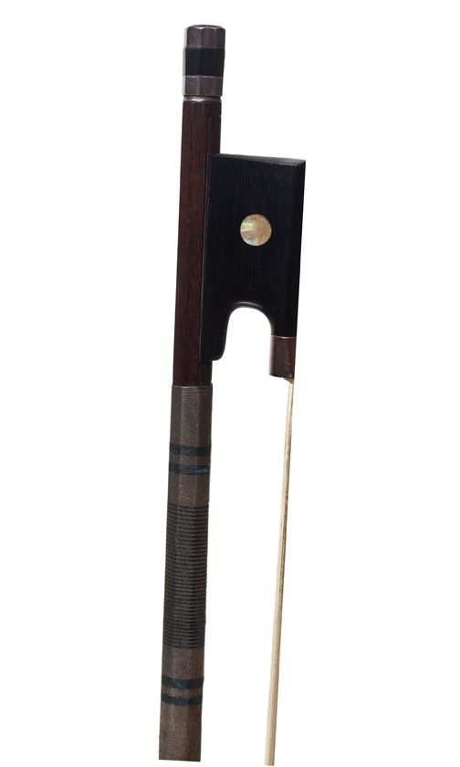 A silver-mounted violin bow, Jerome Thibouville-Lamy, Mirecourt, circa 1910