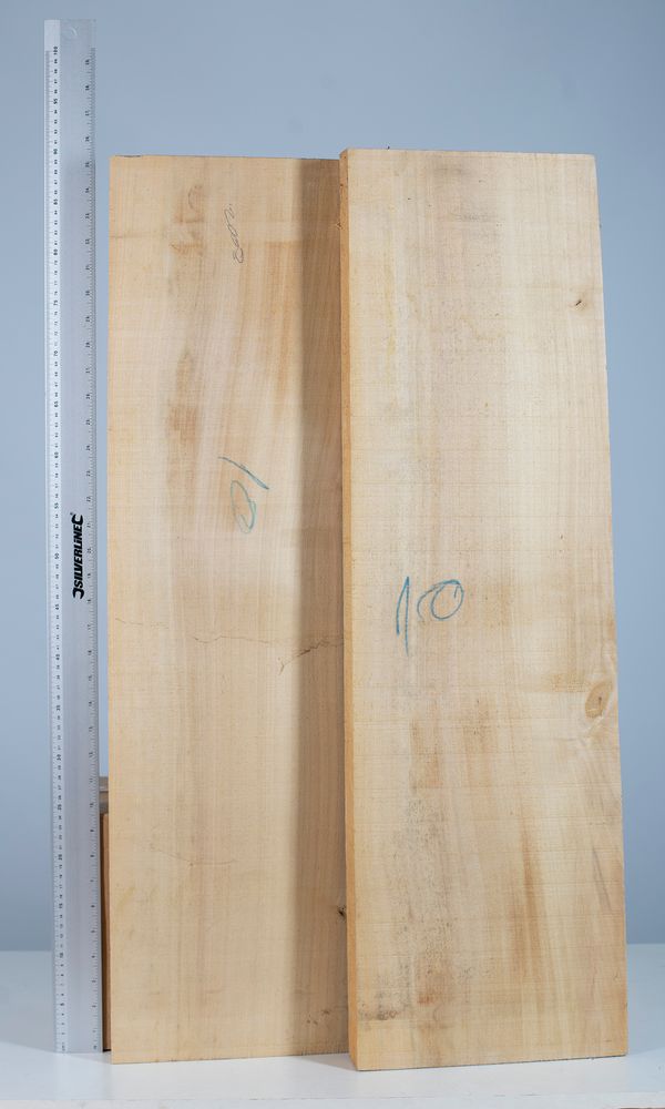 One two-piece cello back, poplar