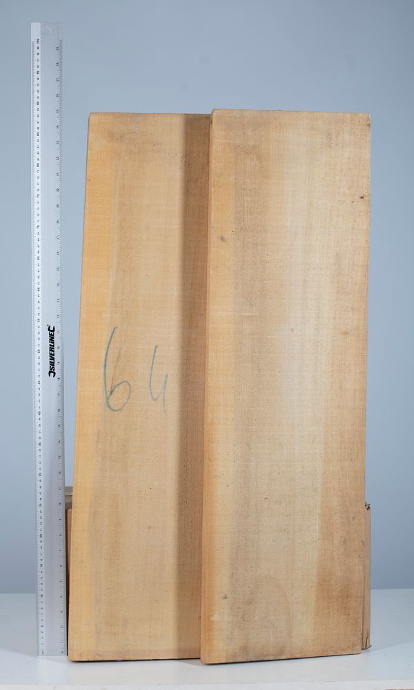 One two-piece cello back, poplar