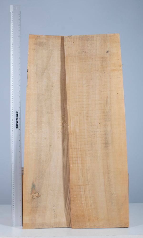 One two-piece cello back, poplar