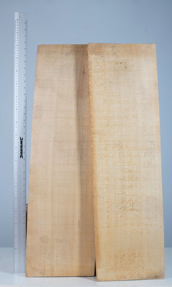 One two-piece cello back, poplar