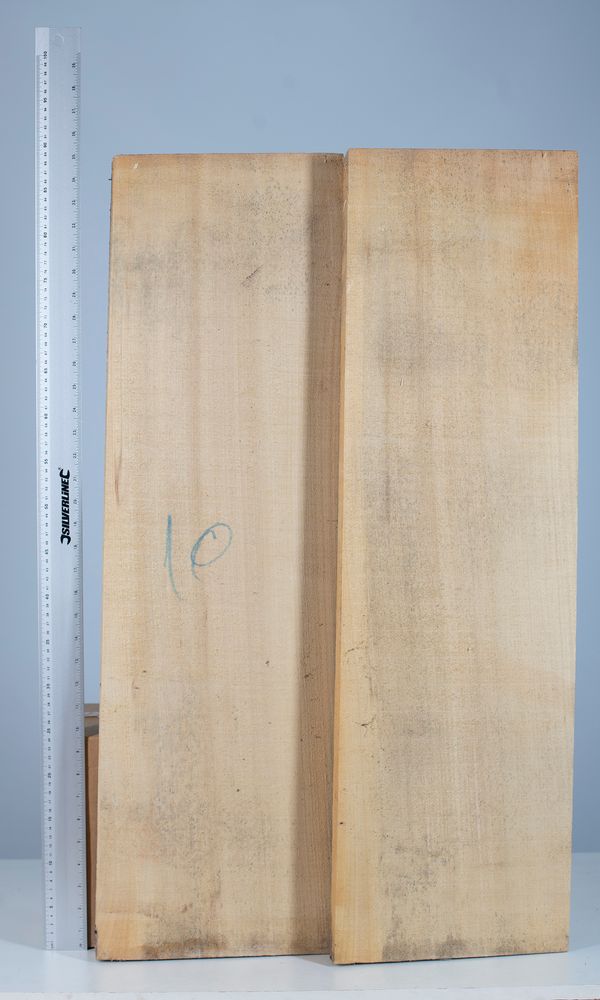 One two-piece cello back, poplar