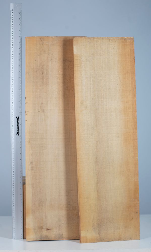 One two-piece cello back, poplar