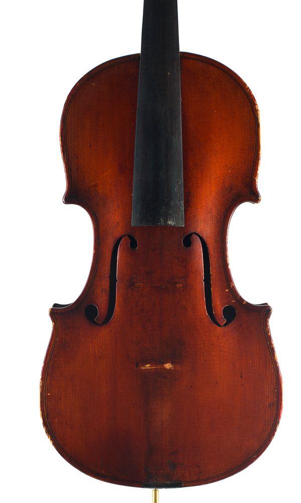A violin, labelled John Hardie