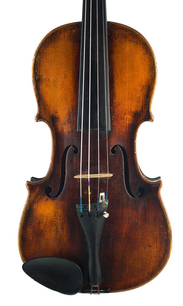 A violin, labelled Antonius Thier