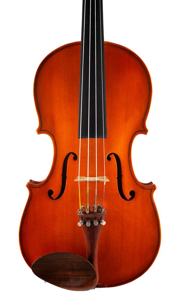 A violin labelled The Stentor Student