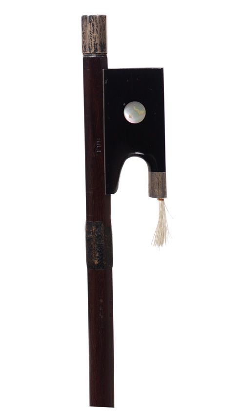 A silver-mounted viola bow by W. E. Hill & Sons, London, circa 1910 Over 100 years old