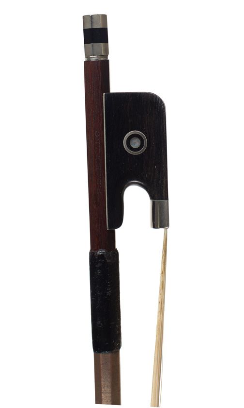 A nickel-mounted cello bow, Germany