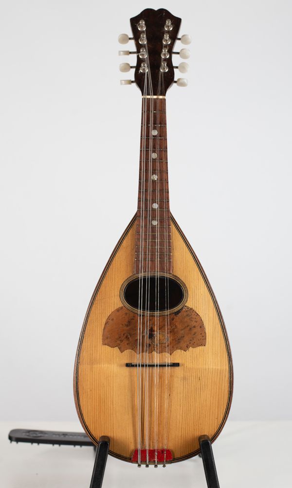 A mandolin labelled Fili Ferrari & Co