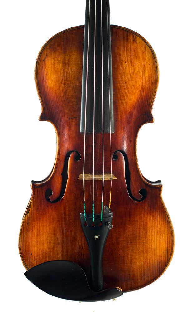 A violin, labelled Roze