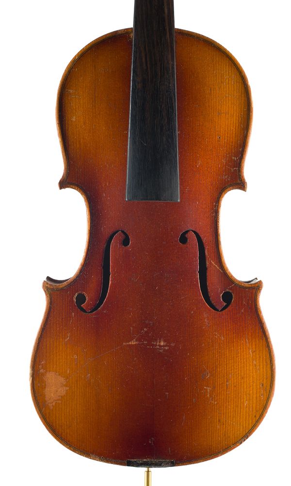 A seven-eighths sized violin, unlabelled