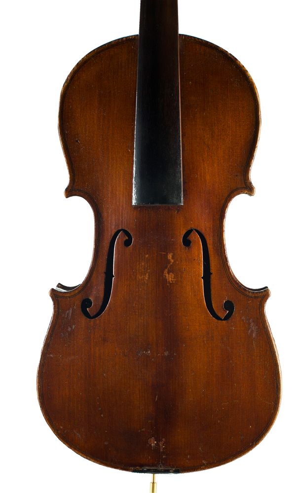 A violin, labelled Antonius Stradivarius