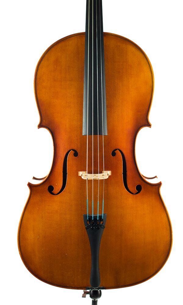 A cello, labelled SieLam