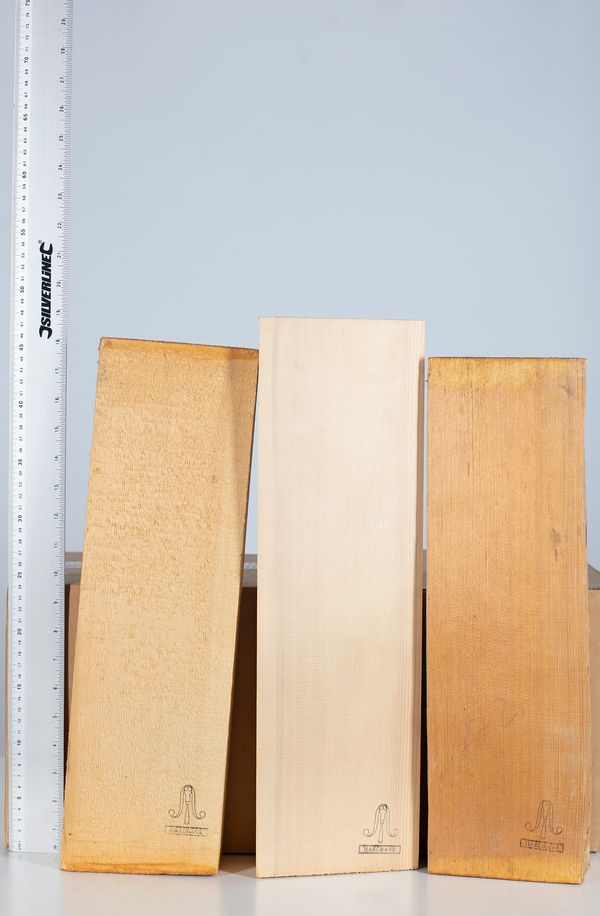 Four viola fronts, spruce