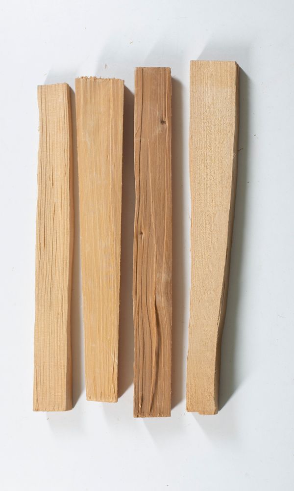 Split wood for viola bass bars