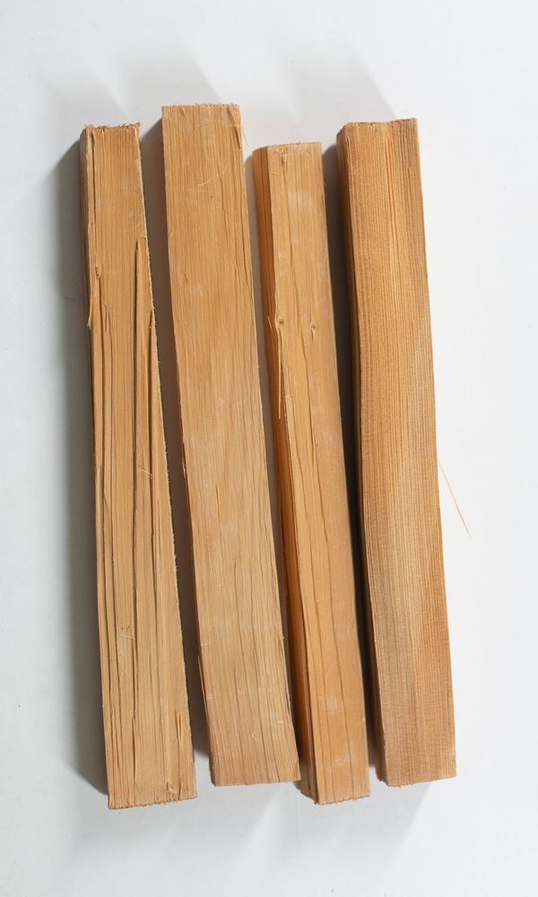 Split wood for viola bass bars