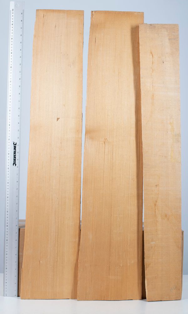 Three lengths of spruce