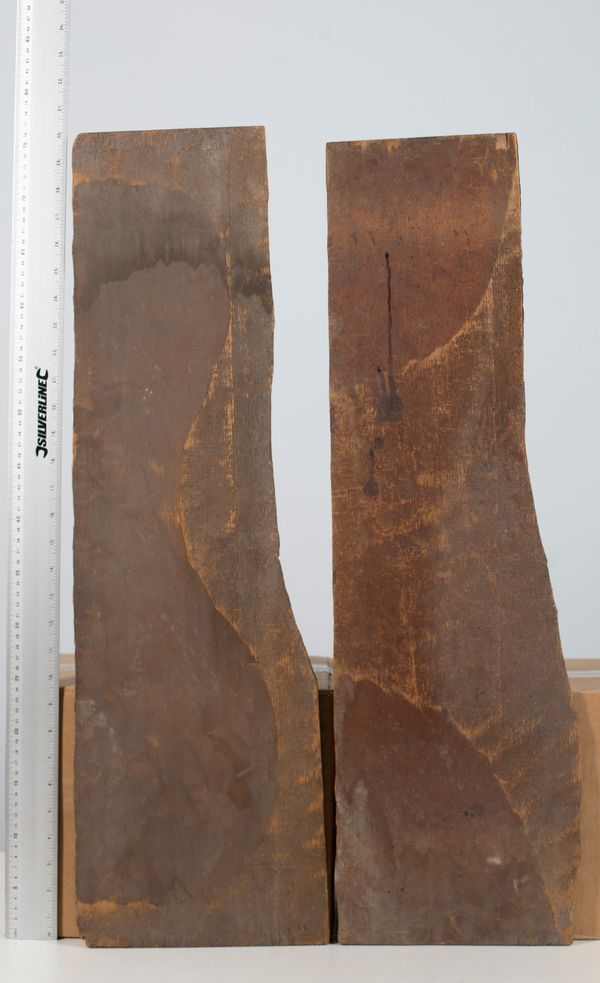 A partially shape cello front, spruce
