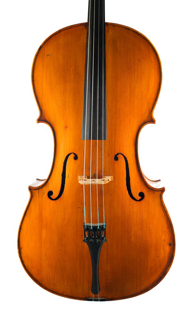 A cello, possibly Genoa, 20th Century