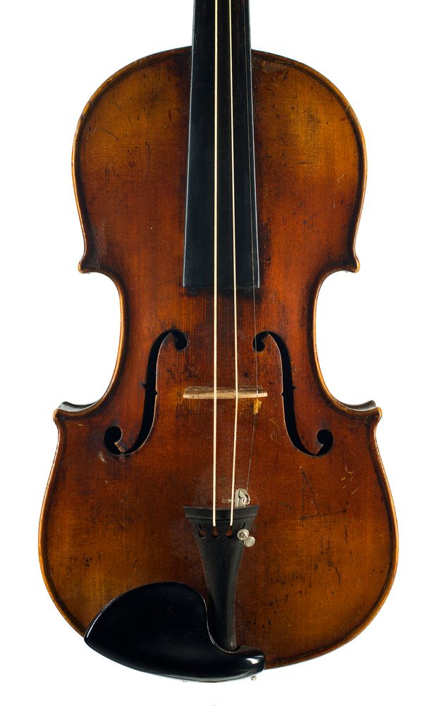 A violin labelled Antiones Stradarious
