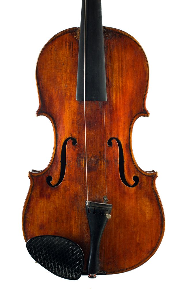 A violin labelled Nicholas Amati