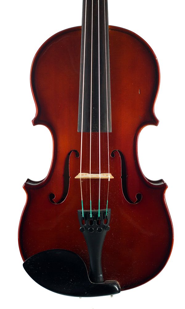A violin labelled Gewa