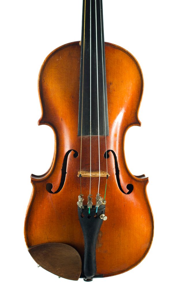 A half size violin, unlabelled