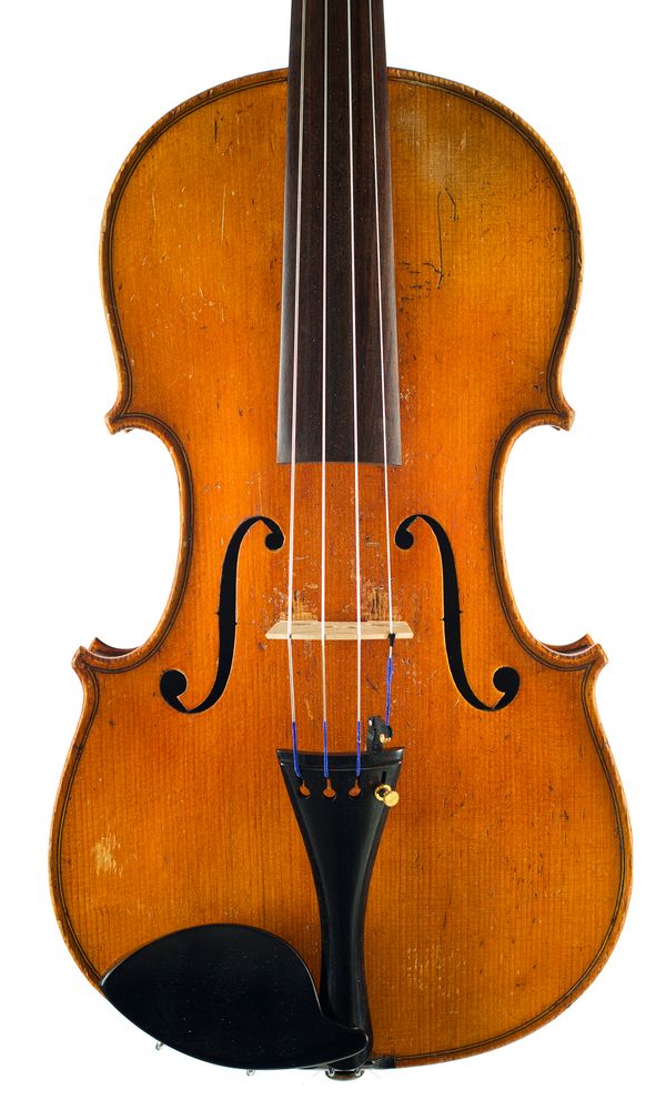 A viola, unlabelled over 100 years old